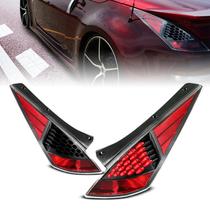 Conjunto de Luzes Traseiras AmeriLite 2003-2005 Nissan 350Z LED Preto Conjunto de Luzes Traseiras AmeriLite 2003-2005 Nissan 350Z LED Preto
