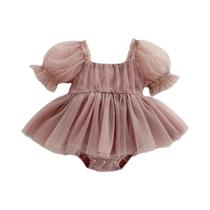 Conjunto De Macacão De Verão Para Bebê Princesa Com Renda E Poás, Body Para Meninas De 0 a 24 Meses