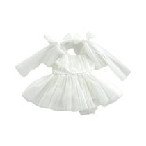 Conjunto De Macacão De Verão Para Bebê Princesa Com Renda E Poás, Body Para Meninas De 0 a 24 Meses