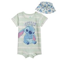 Conjunto de macacão e chapéu Disney Lilo & Stitch para meninos Conjunto de macacão e chapéu Disney Lilo & Stitch para meninos