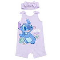 Conjunto de macacões Disney Lilo & Stitch para meninas roxo 3T Conjunto de macacões Disney Lilo & Stitch para meninas roxo 3T
