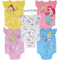 Conjunto de macacões e bandanas Disney Princess para meninas