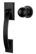 Conjunto de maçanetas da porta frontal Goldenwarm Oil Rubbed Bronze