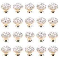 Conjunto de maçanetas de gabinete em ABS com alça de tração Bitray Flower Shape 20 Conjunto de maçanetas de gabinete em ABS com alça de tração Bitray Flower Shape 20