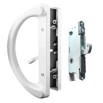 Conjunto de maçanetas de pátio + Encaixe Lock HausUn White Diecast