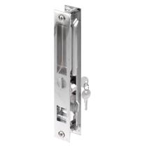 Conjunto de maçanetas de porta PRIME-LINE C 1076 Chrome Flush Lock Conjunto de maçanetas de porta PRIME-LINE C 1076 Chrome Flush Lock