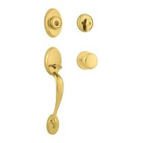 Conjunto de maçanetas e fechaduras dianteiras Kwikset Chelsea
