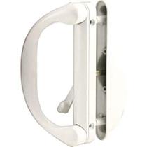 Conjunto de Maçanetas para Porta de Pátio Deslizante Milgard, Branca (Com Trava) Conjunto de Maçanetas para Porta de Pátio Deslizante Milgard, Branca (Com Trava)