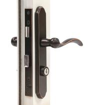 Conjunto de maçanetas Storm Larson Revere Mortise Aged Bronze Conjunto de maçanetas Storm Larson Revere Mortise Aged Bronze
