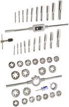 Conjunto de Machos e Matrizes Drill America 45 Peças Aço Carbono 1/4"-1"