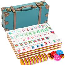 Conjunto de Mahjong Binood Clássico com 166 Peças de Acrílico e 100 Fichas Conjunto de Mahjong Binood Clássico com 166 Peças de Acrílico e 100 Fichas