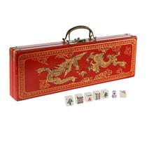 Conjunto de Mahjong IRONWALLS Chinese Majong 146 peças com caixa