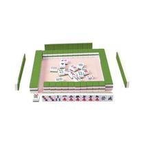 Conjunto De Mahjong Mini Portátil 24/26/30mm 144 Peças Jogo Clássico Chinês De Mesa Para Viagem