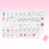 Conjunto de Mahjong My Mahjong Trove com 160 peças rosa e bolsa