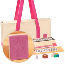 Conjunto de Mahjong Rosehill da Yellow Mountain Imports com 166 peças