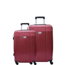 Conjunto de Mala de Viagem em Abs Ika Continental Cadeado Rodas Giro 360º 2 Peças P/m Vermelho Conjunto de Mala de Viagem em Abs Ika Continental Cadeado Rodas Giro 360º 2 Peças P/m Vermelho