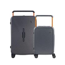 Conjunto de Malas Bagaggio P e G Bahamas - Cinza Escuro Conjunto de Malas Bagaggio P e G Bahamas - Cinza Escuro