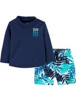 Conjunto de malas de banho e protetor de pele Simple Joys da Carter's