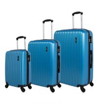 Conjunto de malas de viagem azul PMG Londres Swiss Move