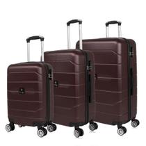 Conjunto de malas de viagem PMG Tóquio Swiss Move Vinho