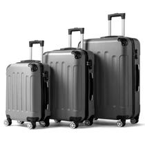 Conjunto de Malas Karl home 20/24/28" ABS Cadeado TSA Prata