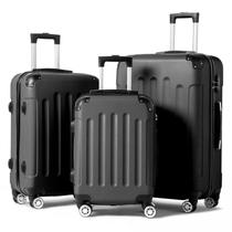 Conjunto de Malas Karl home 20/24/28" ABS com Fechadura TSA Preto Conjunto de Malas Karl home 20/24/28" ABS com Fechadura TSA Preto