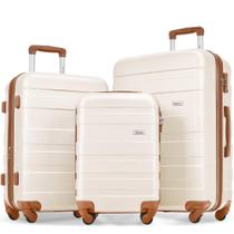 Conjunto de Malas Merax 3 Peças ABS Hardshell com Rodas Spinner Conjunto de Malas Merax 3 Peças ABS Hardshell com Rodas Spinner