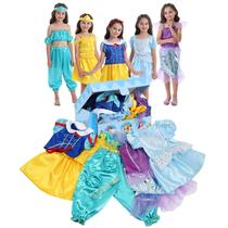 Conjunto de malas Princess Costume Dress Up VGOFUN para meninas de 3 a 6 anos