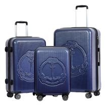 Conjunto De Malas Rígidas Spinner Ocean Azul Marinho 3 Peças Biggdesign Conjunto De Malas Rígidas Spinner Ocean Azul Marinho 3 Peças Biggdesign