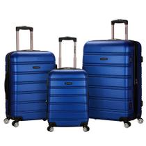 Conjunto de Malas Rockland Melbourne 3 Peças Expansíveis com Rodinhas Giratórias Conjunto de Malas Rockland Melbourne 3 Peças Expansíveis com Rodinhas Giratórias