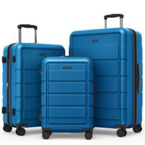 Conjunto de Malas SHOWKOO PRO G-Series 20/24/28 polegadas com Cadeado TSA PC