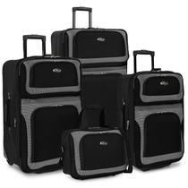 Conjunto de Malas U.S. Traveler New Yorker Leve com 4 Peças Conjunto de Malas U.S. Traveler New Yorker Leve com 4 Peças