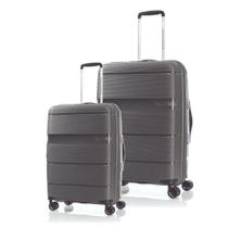 Conjunto de Malas Viagem Expansível em Polipropileno American Tourister Linex TSA 2Pcs P/M Titanium