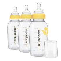 Conjunto de mamadeiras de leite materno Medela 240 ml (8 onças) com acessórios Conjunto de mamadeiras de leite materno Medela 240 ml (8 onças) com acessórios