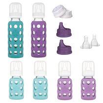 Conjunto de Mamadeiras Lifefactory - 6 Garrafas de 473ml com 12 Tampas Conjunto de Mamadeiras Lifefactory - 6 Garrafas de 473ml com 12 Tampas