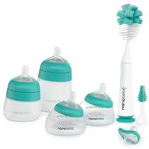 Conjunto de mamadeiras NANOBÉBÉ Anticólica com Silicone 150 mL e 270 mL