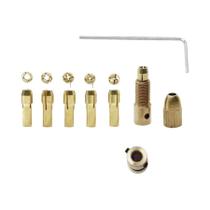 Conjunto De Mandril Mini Para Eixo De Motor Elétrico, Adaptador De Ferramenta Rotativa Para Broca Conjunto De Mandril Mini Para Eixo De Motor Elétrico, Adaptador De Ferramenta Rotativa Para Broca