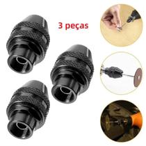 Conjunto De Mandril Multiuso Sem Chave De 0.8-3.2mm Para Ferramentas Rotativas Dremel 3000 4000 7700