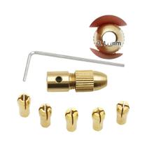 Conjunto De Mandril Para Furadeira Elétrica Pequena Com 6 Peças, Eixo Central De Latão, Diâmetro De