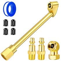 Conjunto de Mandril Pneumático LUMITECO 1/4" FNPT - Alta Resistência