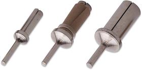 Conjunto de Mandris de Lixamento Eurotool Wolf 3 Tamanhos Aço Inoxidável Conjunto de Mandris de Lixamento Eurotool Wolf 3 Tamanhos Aço Inoxidável