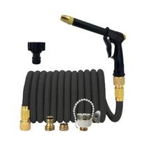 Conjunto De Mangueira Mágica Expansível De Alta Pressão Com Pistola De Pulverização Para Lavagem De Conjunto De Mangueira Mágica Expansível De Alta Pressão Com Pistola De Pulverização Para Lavagem De