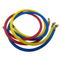 Conjunto de Mangueiras Manifold 180cm 1,8M R12 R22 R134a 404 502 Vix Conjunto de Mangueiras Manifold 180cm 1,8M R12 R22 R134a 404 502 Vix