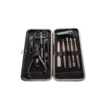 Conjunto de manicure, conjunto de pedicure, cortadores de unhas, pacote de arquivos de cutícula