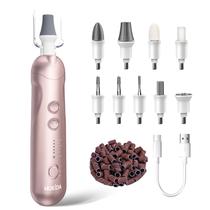 Conjunto de manicure e pedicure Hoxida Cordless Electric Nail Lixa
