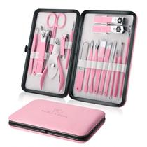 Conjunto de manicure Keiby Citom Professional Nail Clippers 18 unidades rosa