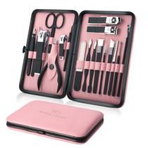 Conjunto de manicure Keiby Citom Professional Nail Clippers 18 unidades rosa