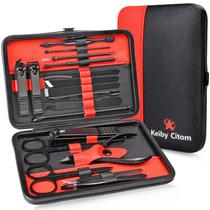 Conjunto de manicure Keiby Citom Professional Nail Clippers 18 unidades