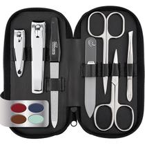 Conjunto de manicure MarQuS Solingen Germany com lixa de unhas de vidro