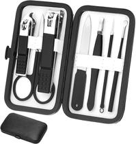 Conjunto de Manicure Profissional Aceoce 8 Peças com Estojo de Viagem
